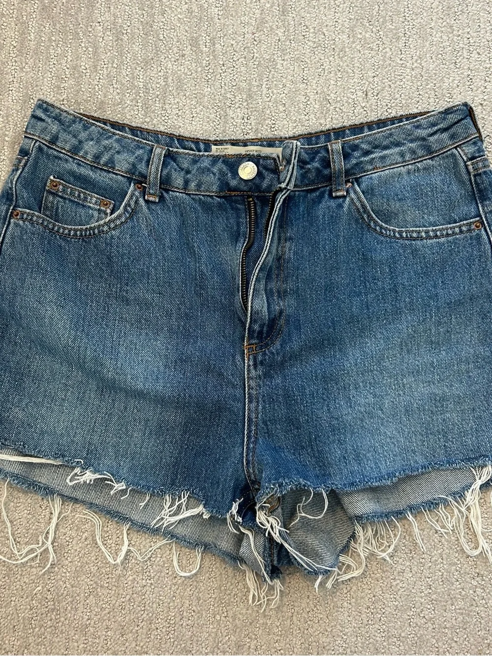 Topshop Denim Cutoff Shorts